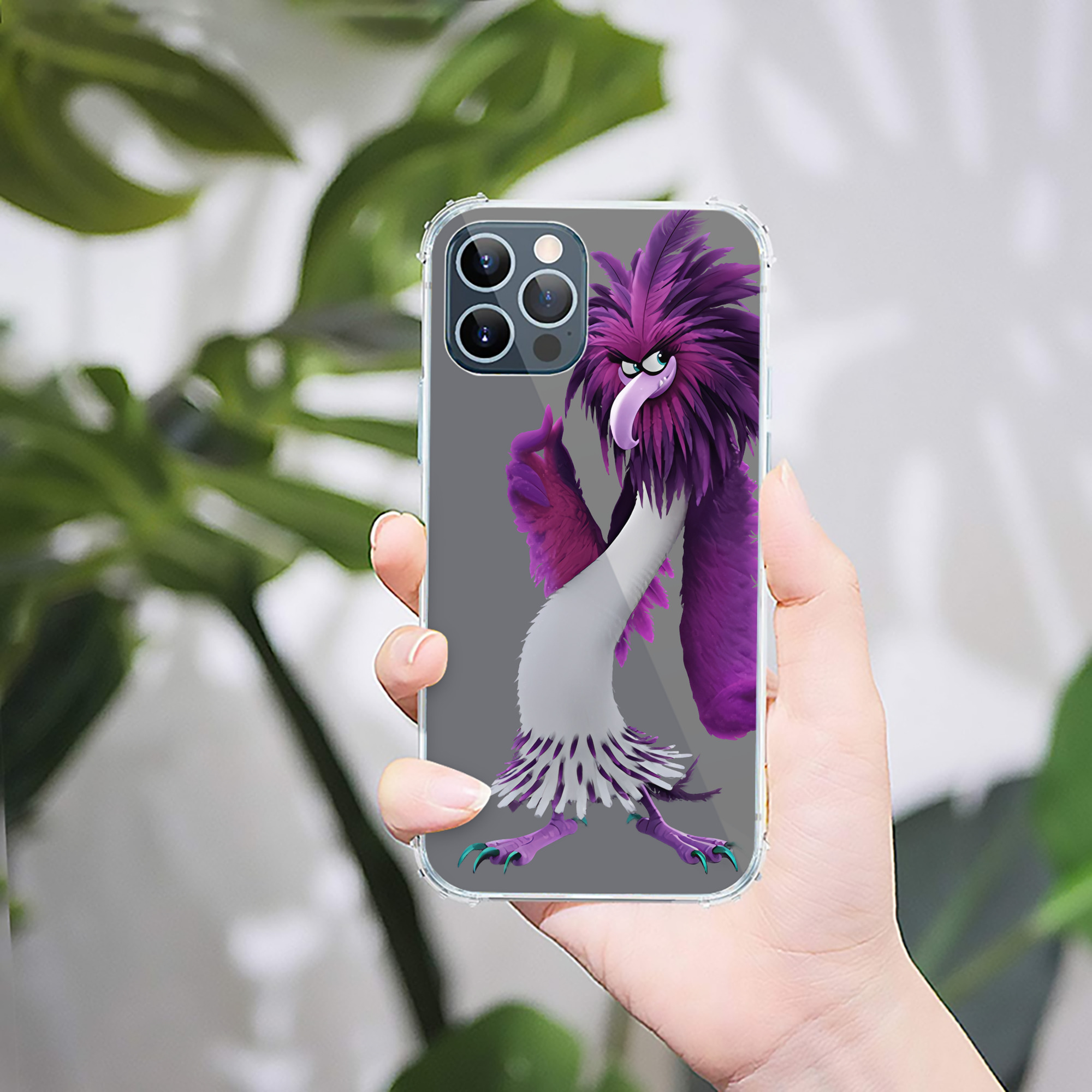 （画像用） Angry Birds アングリーバード 【iPhone 12シリーズ対応】透明スマホケース（クリアソフトケース）
